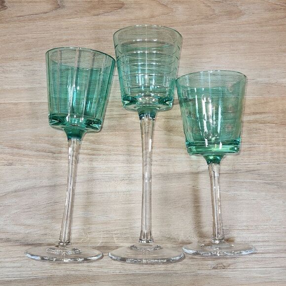 🩵PartyLite Santorini Stemmed Tealight/Votive Candle Holder Trio - Picture 8 of 12